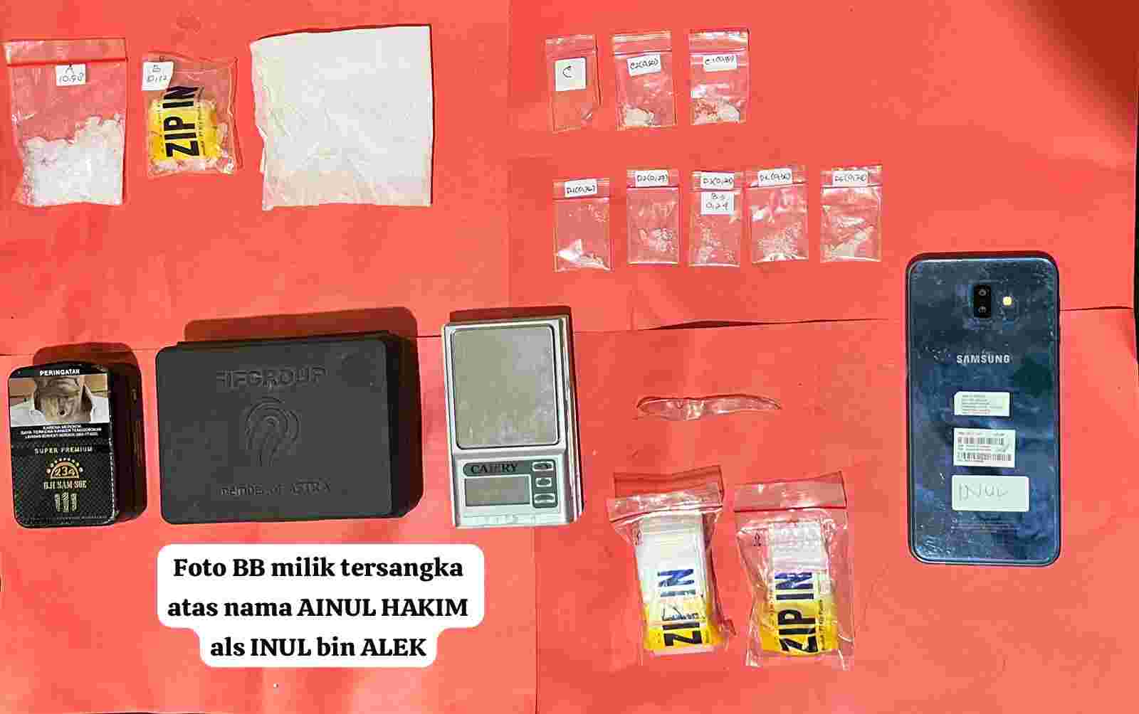 Polres Mojokerto Tangkap Pengedar Sabu di Desa Kunjorowesi