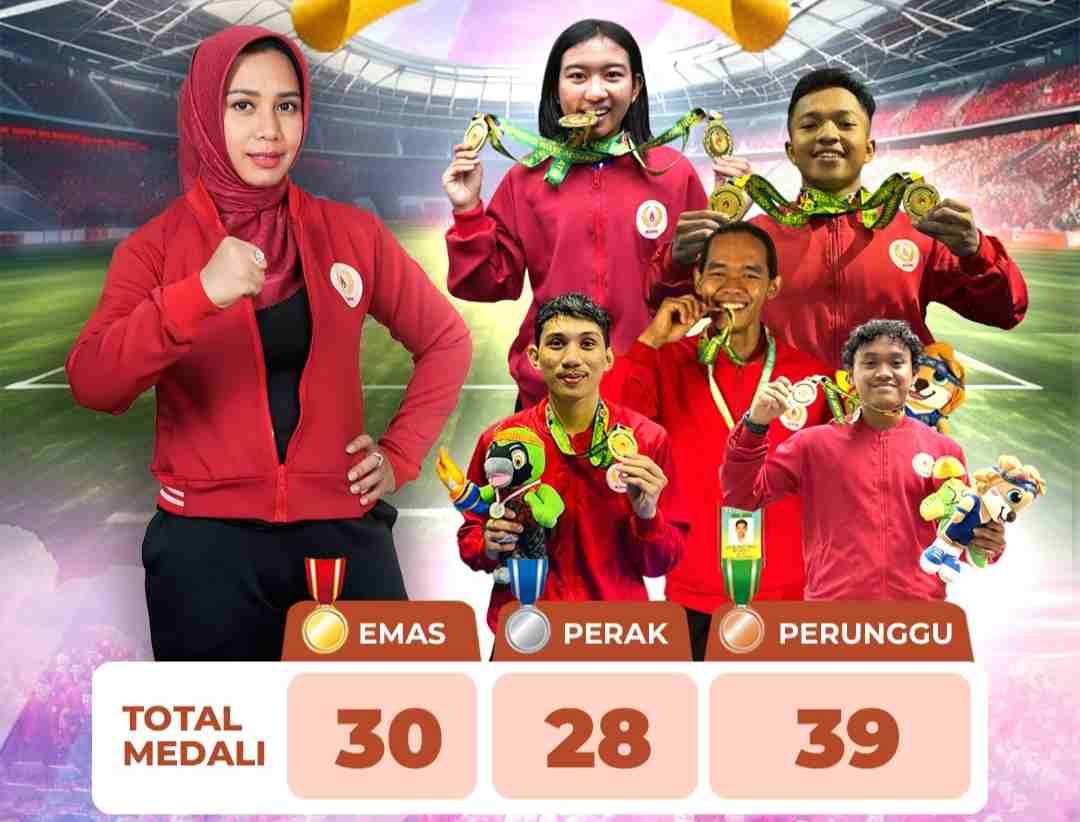 Kota Mojokerto Masuk 10 Besar Porprov Jatim IX 2025, Raih 30 Emas