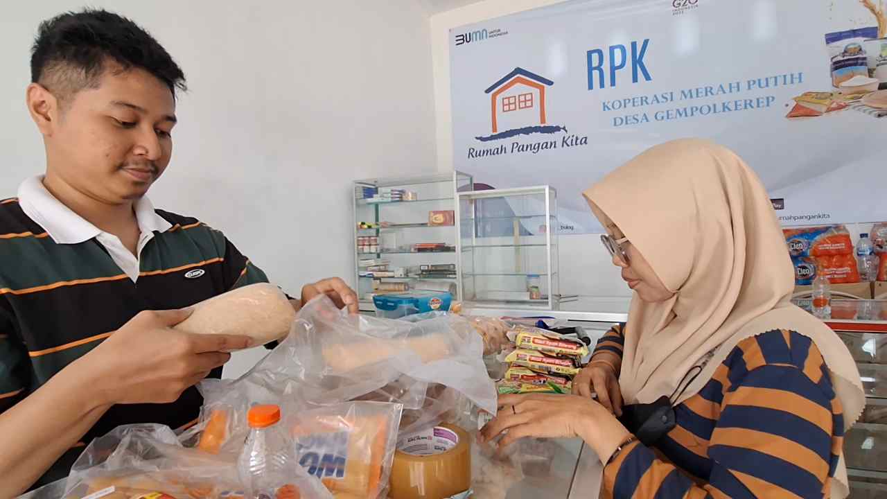 Omzet KDMP Gempolkrep Mojokerto Tembus Rp2,5 Juta Per Hari, Sembako dan Pupuk Jadi Primadona