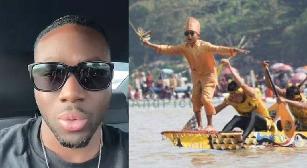 Rapper Amerika Melly Mike Meriahkan Festival Pacu Jalur di Riau