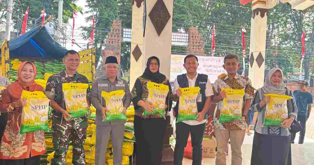 Gerakan Pangan Murah Hadir di Mojokerto, Warga Serbu Beras SPHP Harga Terjangkau