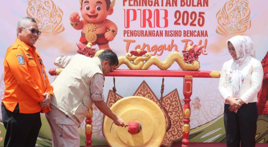BNPB Resmi Buka Bulan PRB 2025 di Mojokerto, Tekankan Kolaborasi Pentahelix untuk Indonesia Tangguh Bencana
