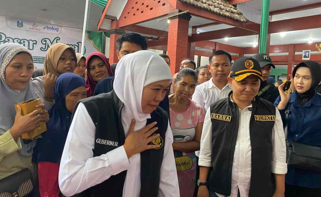 Pasar Murah Beras SPHP Warnai Peringatan Hari Jadi ke-80 Provinsi Jawa Timur di Mojokerto