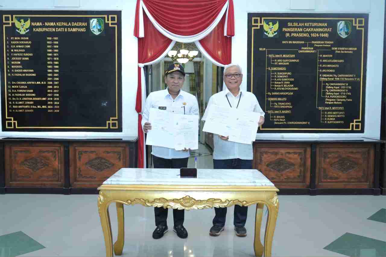 Pemkab Sampang dan BULOG Teken MoU Hibah Tanah untuk Pembangunan Fasilitas Pasca Panen Modern di Madura