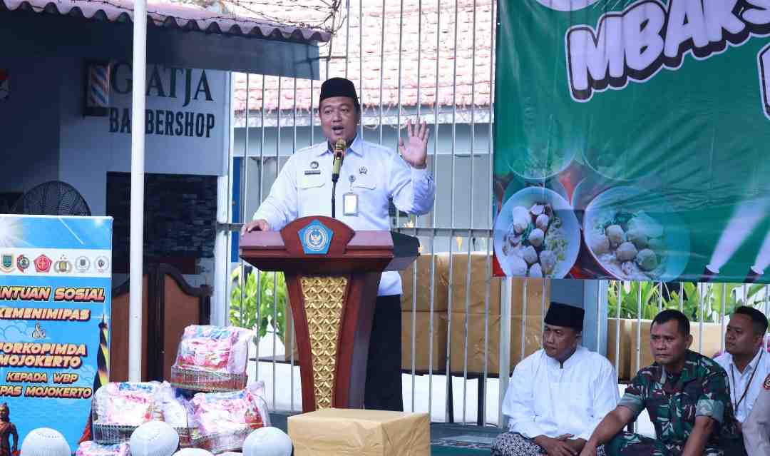 Refleksi Akhir Tahun, Lapas Mojokerto Gelar Mbakso Bareng dan Doa Bersama Warga Binaan