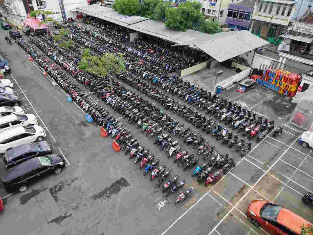 Polrestabes Surabaya Gelar ‘Bazar Ranmor’, 800 Motor Hasil Curanmor Dikembalikan Gratis ke Pemilik