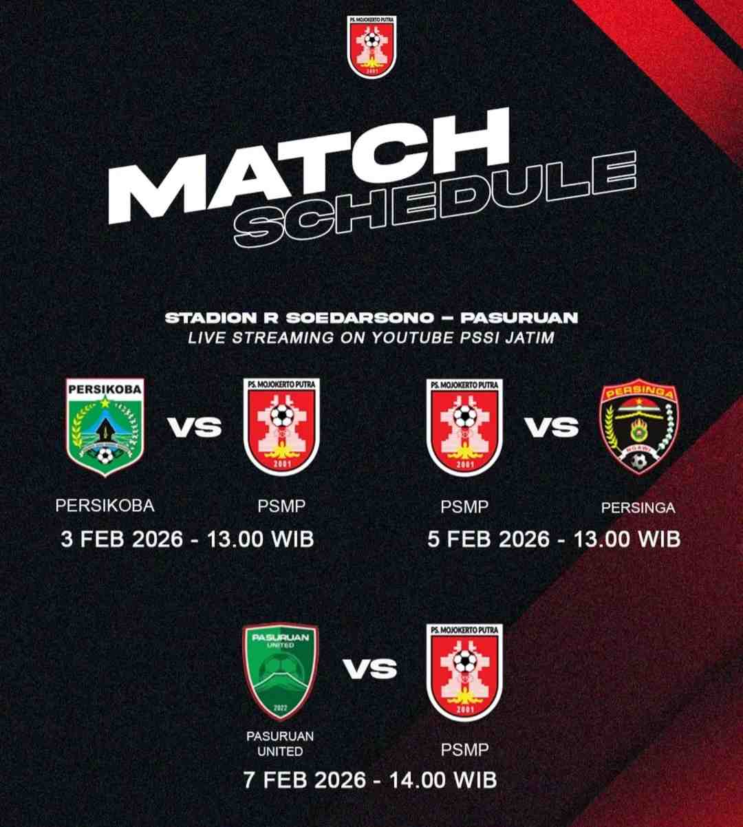 PSMP Siap Tempur di Babak 8 Besar Liga 4 Piala Gubernur Jatim 2026