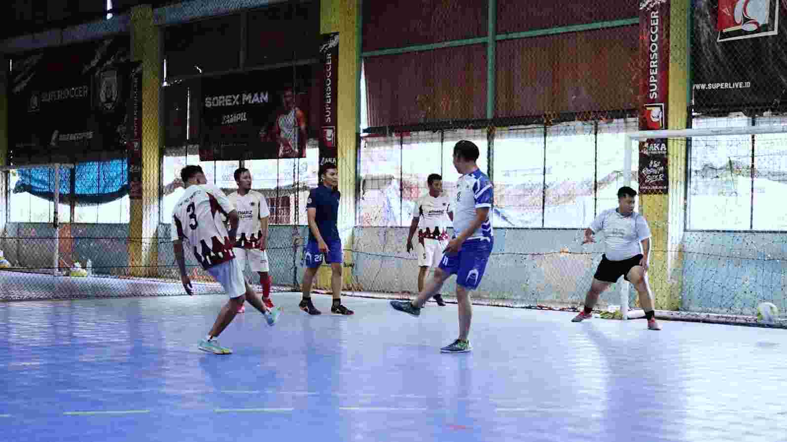 Laga Futsal Penuh Keakraban, PWI Mojokerto FC Taklukkan IKAPTK Kota Mojokerto