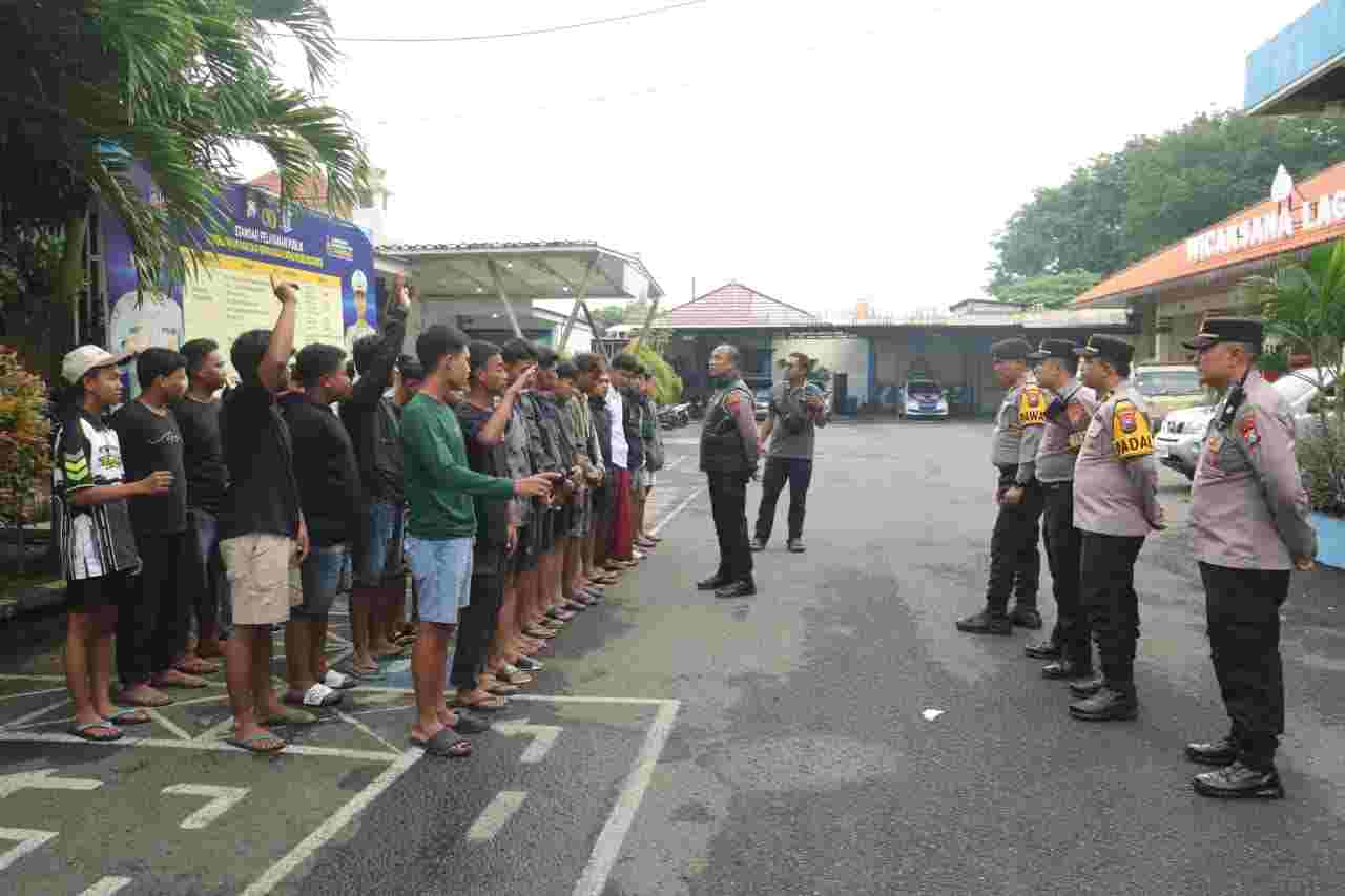 Patroli Ramadan Diperketat, Puluhan Kendaraan Balap Liar Diamankan di Mojokerto