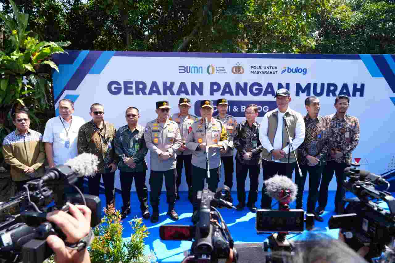 Stok Beras Nasional Tertinggi Sepanjang Sejarah, Polri dan Bulog Perkuat Distribusi Pangan