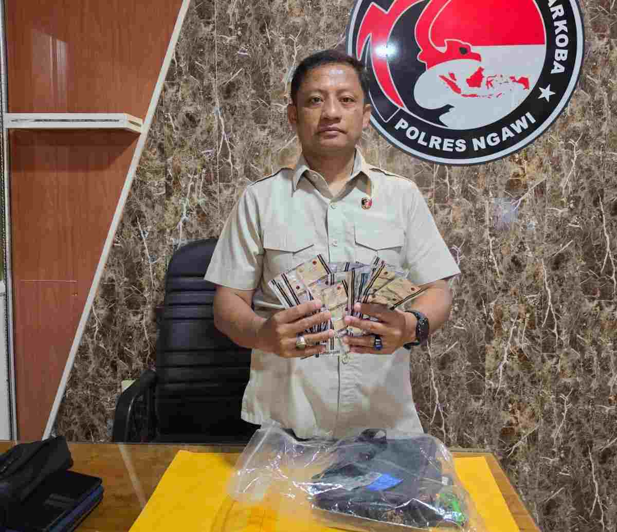 Polres Ngawi Ungkap Peredaran Obat Keras Ilegal, Seorang Pria Diamankan