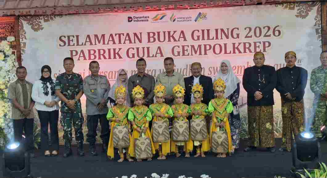 PG Gempolkrep Optimis Penuhi Target 80 ribu ton Gula di Musim Giling 2026