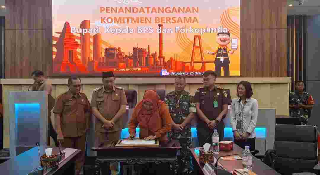 Pemkab Mojokerto Komitmen Sukseskan Sensus Ekonomi 2026