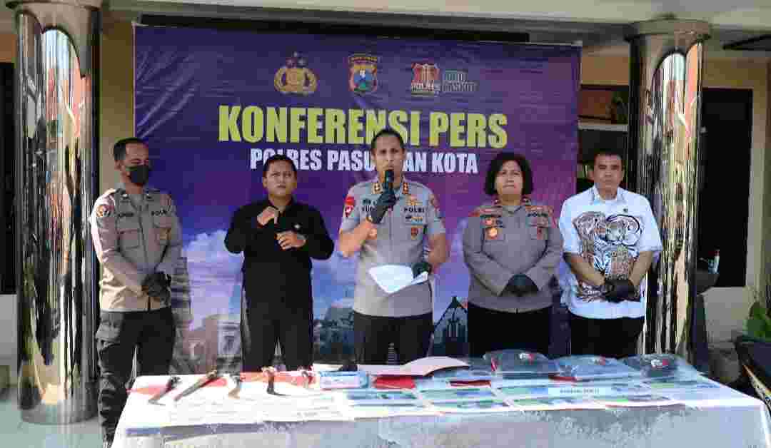 Empat Pemuda Ditangkap Usai Aniaya Dua Remaja di Pasuruan, Polisi Sita Celurit