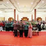 Caption ; Wawali Kota Mojokerto, Rachman Sidharta Arisandi saat menghadiri Seminar Deteksi Dini Kanker Leher Rahim dan Sosialisasi Pemeriksaan HPV DNA yang digelar di Hall Prajna Wijaya MPP Gajah Mada.