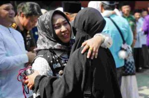 Pemkot Mojokerto Sambut Kepulangan 222 Jemaah Haji