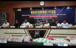 Polda Jatim Ungkap 3.157 Kasus Narkoba Selama Semester I 2026, Selamatkan 2,79 Juta Jiwa