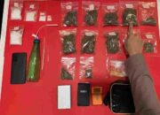 Bawa Sabu 96 Gram dan 12 Paket Ganja, Pemuda 27 Tahun Ditangkap di Persawahan Kepanjen Malang