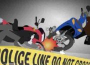 Dua Motor Adu Banteng di Mojokerto, Tiga Orang Tewas