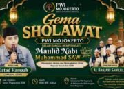 PWI Mojokerto Raya Gelar Gema Sholawat, Ajak Masyarakat Teladani Akhlak Rasulullah